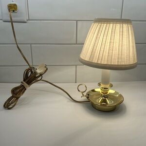 Baldwin Elegant Gold Table Lamp with Cream Shade